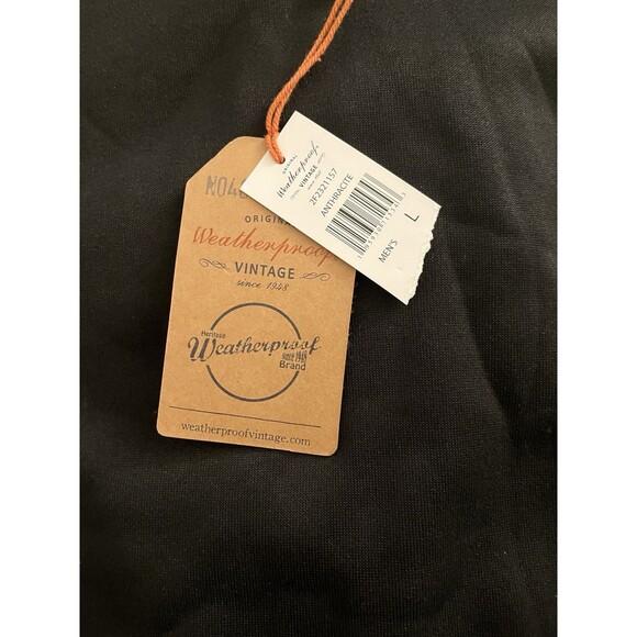 NWT Original Weatherproof Vintage Pullover, Zip Up, 1/4 Sip Men’s Large MSRP 80 - Picture 5 of 15